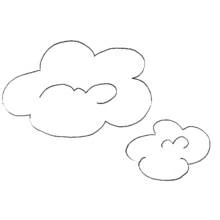 Cloud (Nature and Seasons) coloring page #157321 to print and color