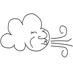 Cloud (Nature and Seasons) coloring page #157328 to print and color
