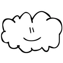 Cloud (Nature and Seasons) coloring page #157340 to print and color