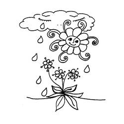 Cloud (Nature and Seasons) coloring page #157345 to print and color