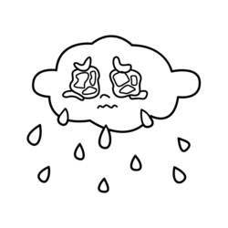 Cloud (Nature and Seasons) coloring page #157348 to print and color