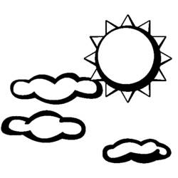 Cloud (Nature and Seasons) coloring page #157370 to print and color