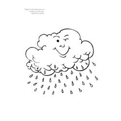 Cloud (Nature and Seasons) coloring page #157381 to print and color