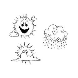 Cloud (Nature and Seasons) coloring page #157402 to print and color
