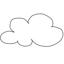 Cloud (Nature and Seasons) coloring page #157425 to print and color