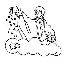 Cloud (Nature and Seasons) coloring page #157499 to print and color