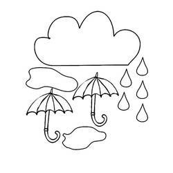 Cloud (Nature and Seasons) coloring page #157552 to print and color