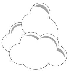 Cloud (Nature and Seasons) coloring page #206354 to print and color
