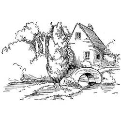 Coloring page: Countryside (Nature and Seasons) #165458 - Free Printable Coloring Pages
