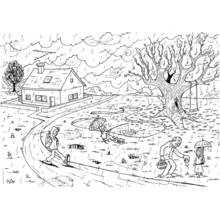Coloring page: Countryside (Nature and Seasons) #165469 - Free Printable Coloring Pages