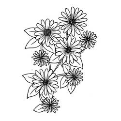 Coloring page: Daisy (Nature and Seasons) #176548 - Free Printable Coloring Pages