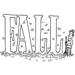 Fall season (Nature and Seasons) coloring page #164114 to print and color