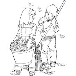 Fall season (Nature and Seasons) coloring page #164153 to print and color