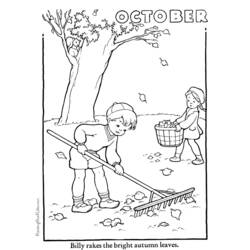 Fall season (Nature and Seasons) coloring page #164166 to print and color