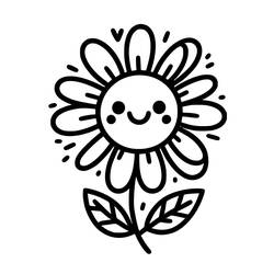Coloring pages: Flower - Free Printable Coloring Pages