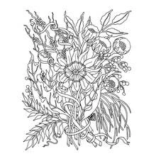 Flowers (Nature and Seasons) coloring page #155012 to print and color