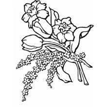 Flowers (Nature and Seasons) coloring page #155048 to print and color