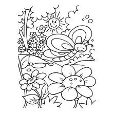 Flowers (Nature and Seasons) coloring page #155049 to print and color