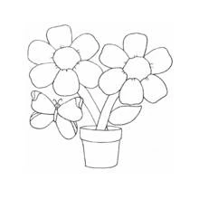 Flowers (Nature and Seasons) coloring page #155101 to print and color
