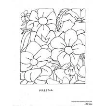 Flowers (Nature and Seasons) coloring page #155148 to print and color