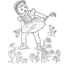 Flowers (Nature and Seasons) coloring page #155179 to print and color