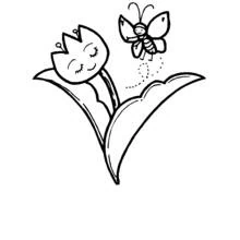 Flowers (Nature and Seasons) coloring page #155239 to print and color