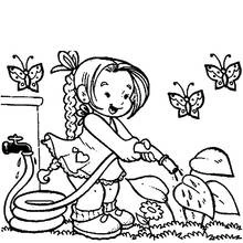 Flowers (Nature and Seasons) coloring page #155256 to print and color