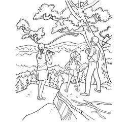 Forest (Nature and Seasons) coloring page #191241 to print and color