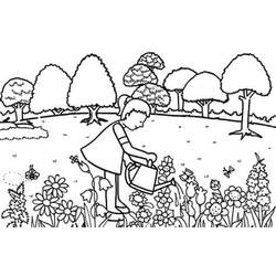 Garden (Nature and Seasons) coloring page #180023 to print and color