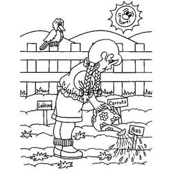 Garden (Nature and Seasons) coloring page #180024 to print and color