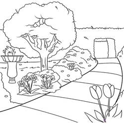 Garden (Nature and Seasons) coloring page #180026 to print and color