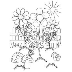 Garden (Nature and Seasons) coloring page #180041 to print and color