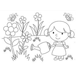 Garden (Nature and Seasons) coloring page #180048 to print and color