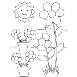 Garden (Nature and Seasons) coloring page #180050 to print and color