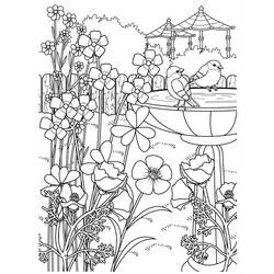 Garden (Nature and Seasons) coloring page #180053 to print and color