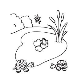 Lake (Nature and Seasons) coloring page #207362 to print and color