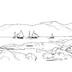 Landscape (Nature and Seasons) coloring page #165826 to print and color