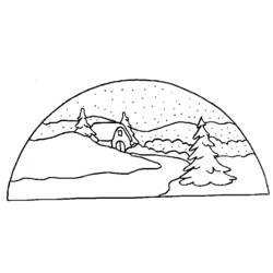 Landscape (Nature and Seasons) coloring page #165886 to print and color