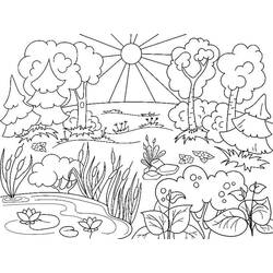Landscape (Nature and Seasons) coloring page #193971 to print and color