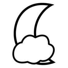 Coloring page: Moon (Nature and Seasons) #155608 - Free Printable Coloring Pages