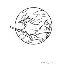 Coloring page: Moon (Nature and Seasons) #155722 - Free Printable Coloring Pages