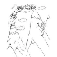 Mountain (Nature and Seasons) coloring page #156623 to print and color