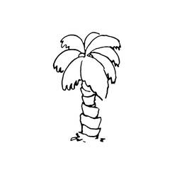 Coloring page: Palm tree (Nature and Seasons) #200714 - Free Printable Coloring Pages