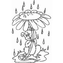 Rain (Nature and Seasons) coloring page #158213 to print and color