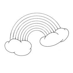 Coloring pages: Rainbow - Free Printable Coloring Pages