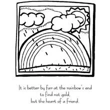 Rainbow (Nature and Seasons) coloring page #155426 to print and color