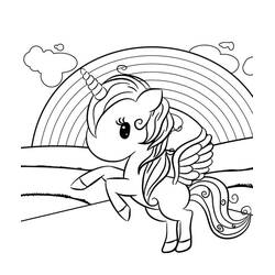 Rainbow (Nature and Seasons) coloring page #172373 to print and color