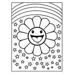 Rainbow (Nature and Seasons) coloring page #172394 to print and color
