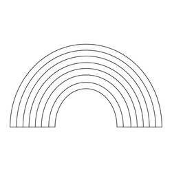Rainbow (Nature and Seasons) coloring page #172420 to print and color