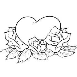 Coloring page: Roses (Nature and Seasons) #161945 - Free Printable Coloring Pages